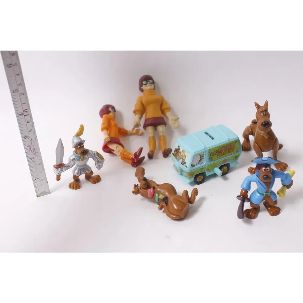 Burger King Scooby-Doo Mystery Machine PVC Figure Lot Vintage ~ 260212-WH 966